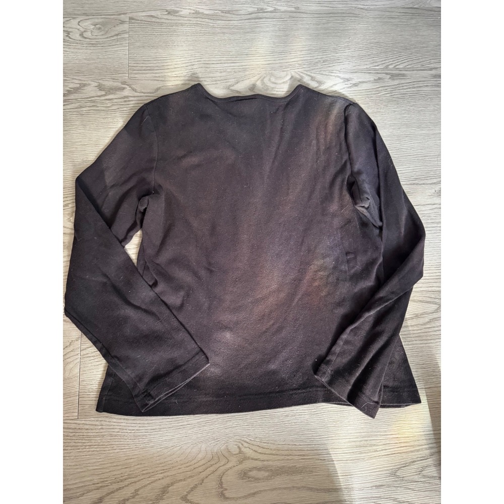 Holiday Editions Halloween Trick or Treat Pumpkins Ghost Long Sleeve Shirt Med - Picture 3 of 3